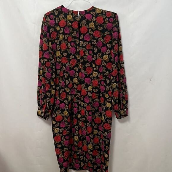 CHAUS VINTAGE PAISLEY FLORAL DRESS SIZE 12‎ - Picture 3 of 9
